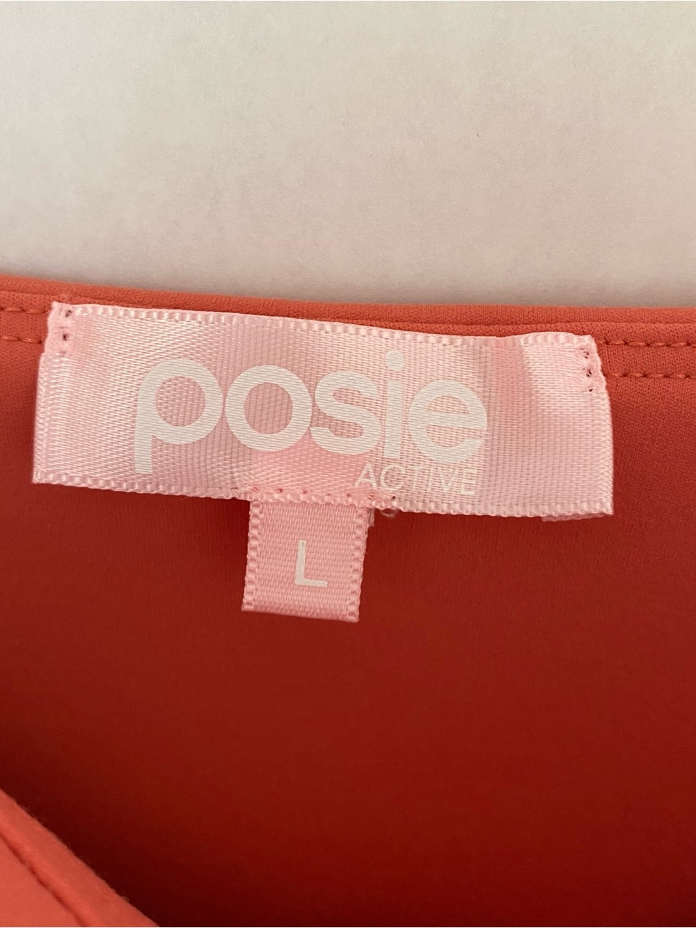 Posie Active Salmon Pink Tennis Dress Built-In Shorts Travel Resort Pickleball L - Picture 5 of 15